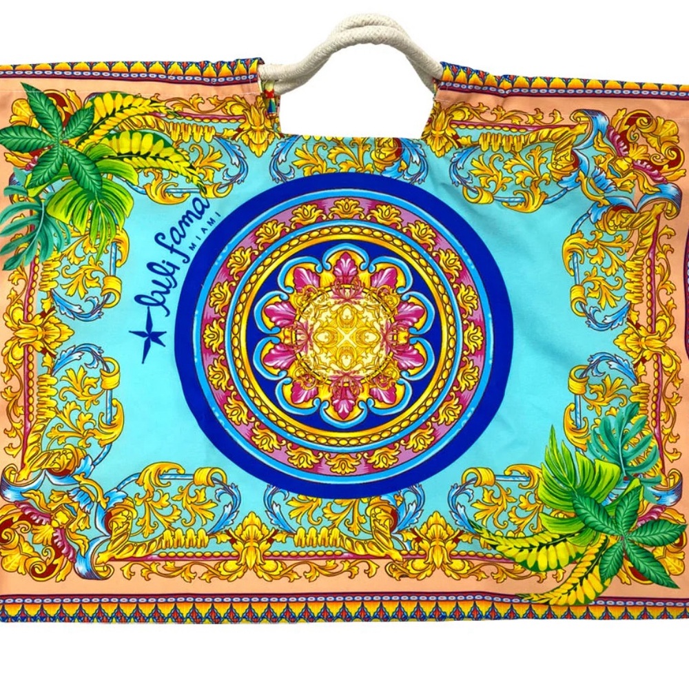 Luli fama Positano canvas bag